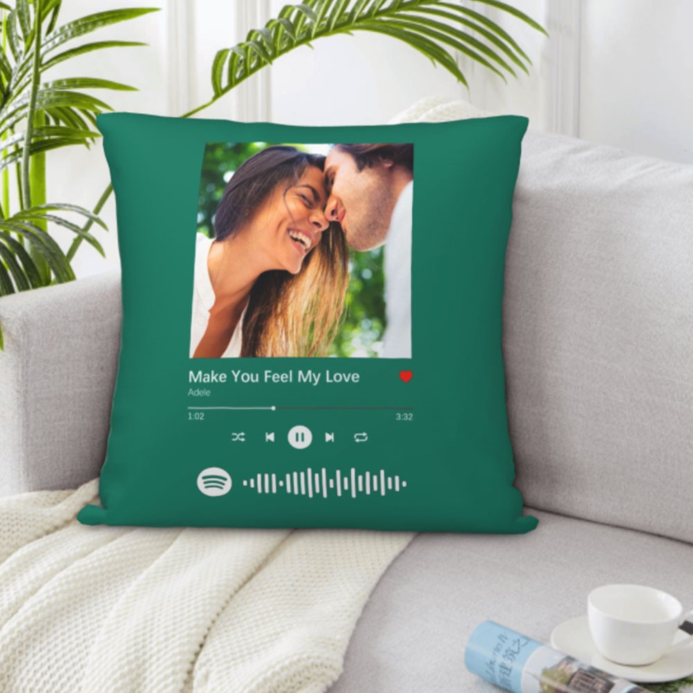 Custom Spotify Photo Music Player Pillowcase & Pillow
