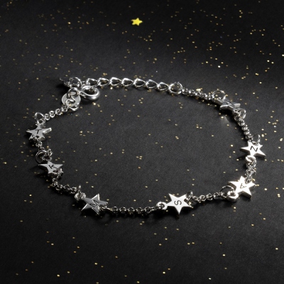 Personalisierte Stern Armband & Halskette