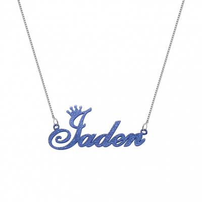 Personalized Colorful Name Necklace