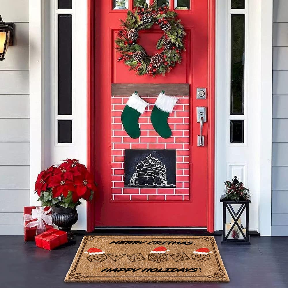 DND Christmas Doormat - MERRY CRITMAS！