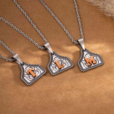 Cow Tag Necklace