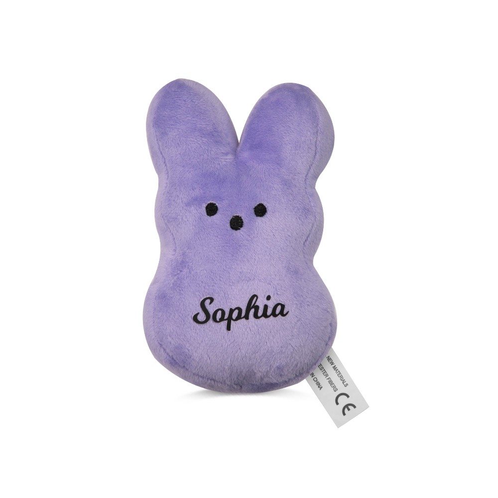 Personlig påsk Peeps Bunny Plush Doll Toy