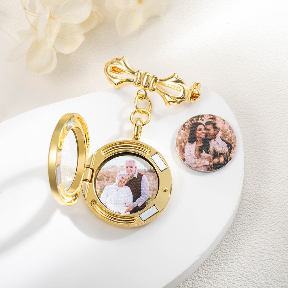 Custom Memorial Graduation Photo Pin, Grad Gown Memorial Pin, Keep Your Loved One's Memory Close, Graduation Gift for Him, Gifts for Son