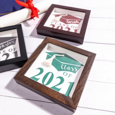 Personalized Class of 2021 Graduation Wooden Sign