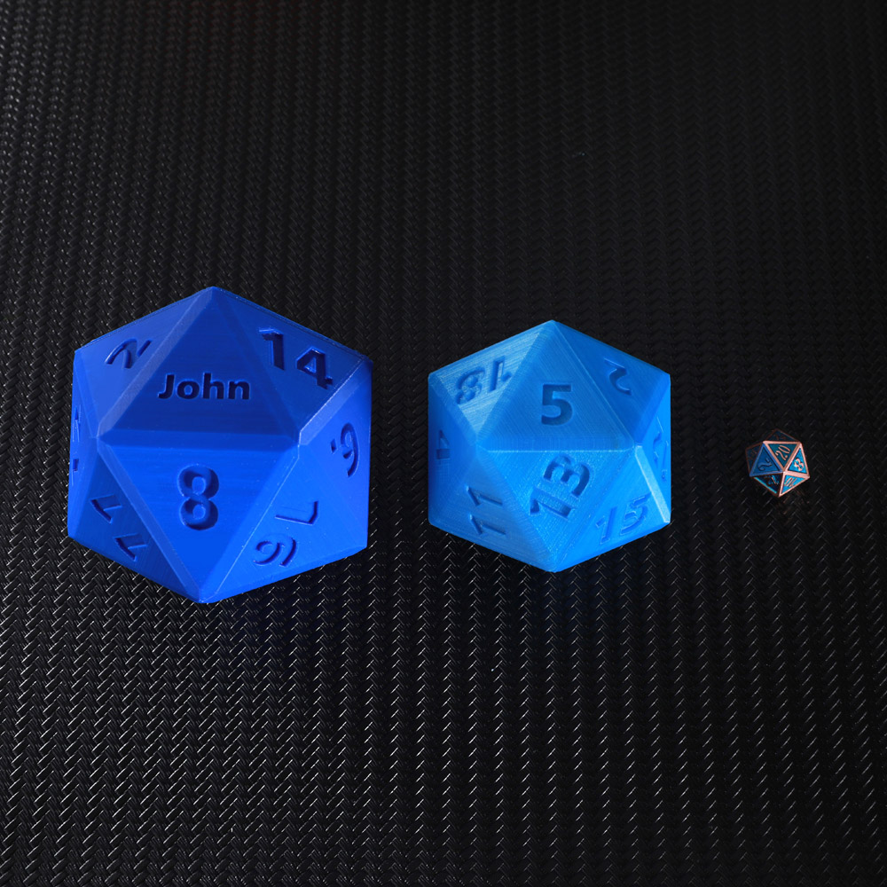 Personalized 3D Print Dice Container, Custom Name DND Gifts, Dice Storage Box, Dice Holder