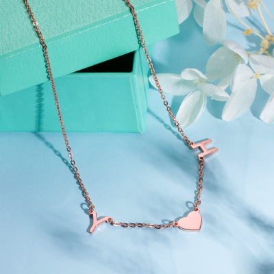 Personalized 1-8 Initials Necklace