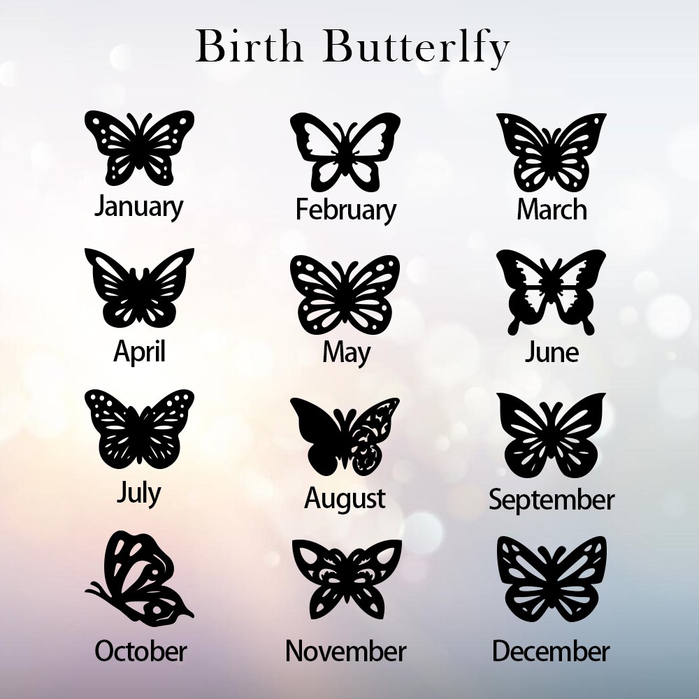 Personalisierte Geburts-Schmetterlings-Namenskette, Sterlingsilber 925 Damenschmuck, Geburtstags-/Brautjungfern-/Muttertagsgeschenk für Mutter/Frau/Familie/beste Freunde