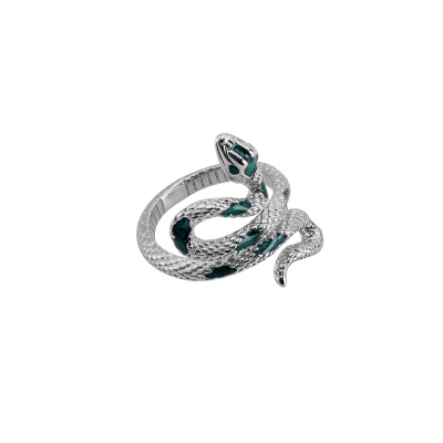 Anneau de serpent époxy coloré, anneau de serpent Hippie Boho, anneau punk gothique, anneau de serpent, bijoux délicats, cadeaux pour hommes/femmes