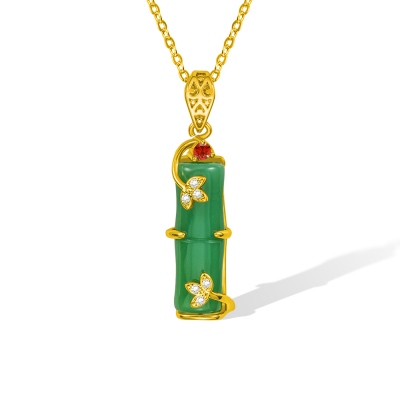 Collier de jade avec pierre de naissance, collier amulette de jade, collier pendentif jade, collier de charme, cadeau de fête des mères pour mère/grand-mère