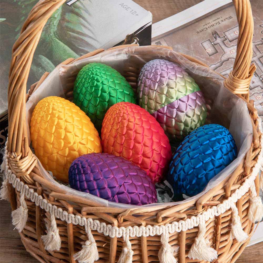 Dragon Egg, Easter Eggs, Candy Egg, 3D Printed With Rainbow Filament Holiday Item