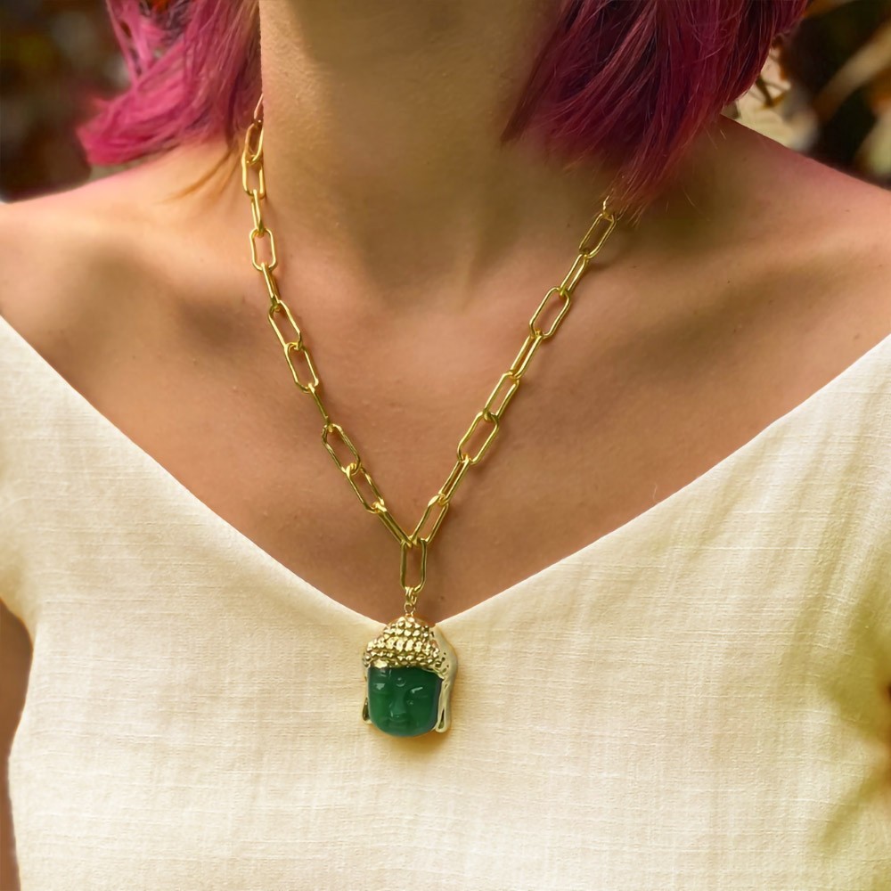 green Jade necklace