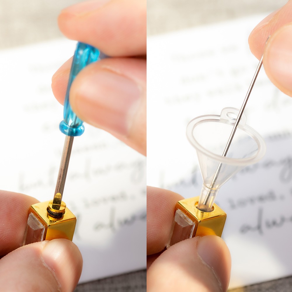 Personalisierte kleine Mini-Urne-Halskette für Asche Gravierte Asche-Halskette für Frauen Erinnerungsgeschenk Zierliches und hübsches Geschenk und Beileidskarte