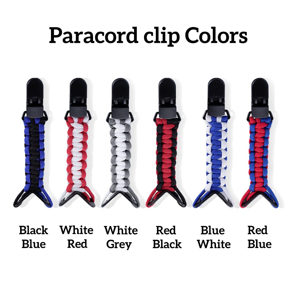 Farben der Paracord-Clips