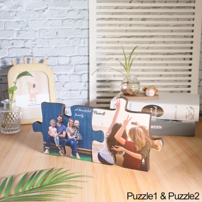 Personalisiertes Fotopuzzle aus Holz