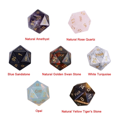 Roseinside | Personalized D20 Dice for Gamers
