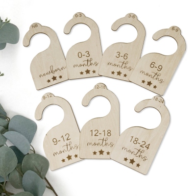 Customized Wooden Baby Closet Dividers 