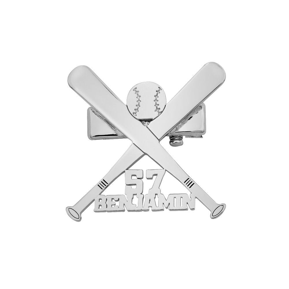 Broche de beisebol personalizado para entusiasta de beisebol
