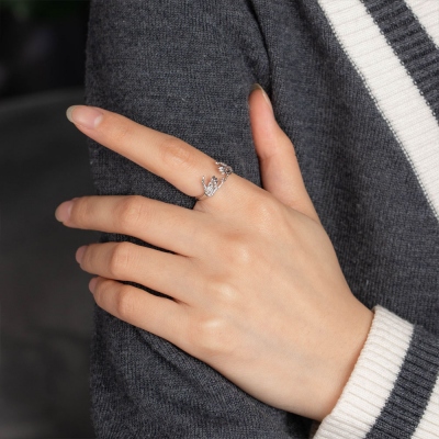 Personalisierter Pinky Promise Ring