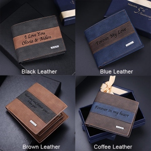 Custom-made Leather Wallet for Men