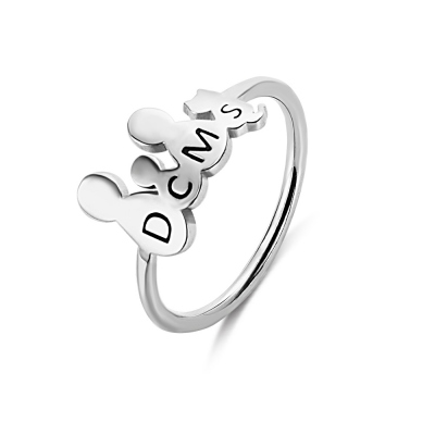 Personalized Family Members & Pet Figures Ring