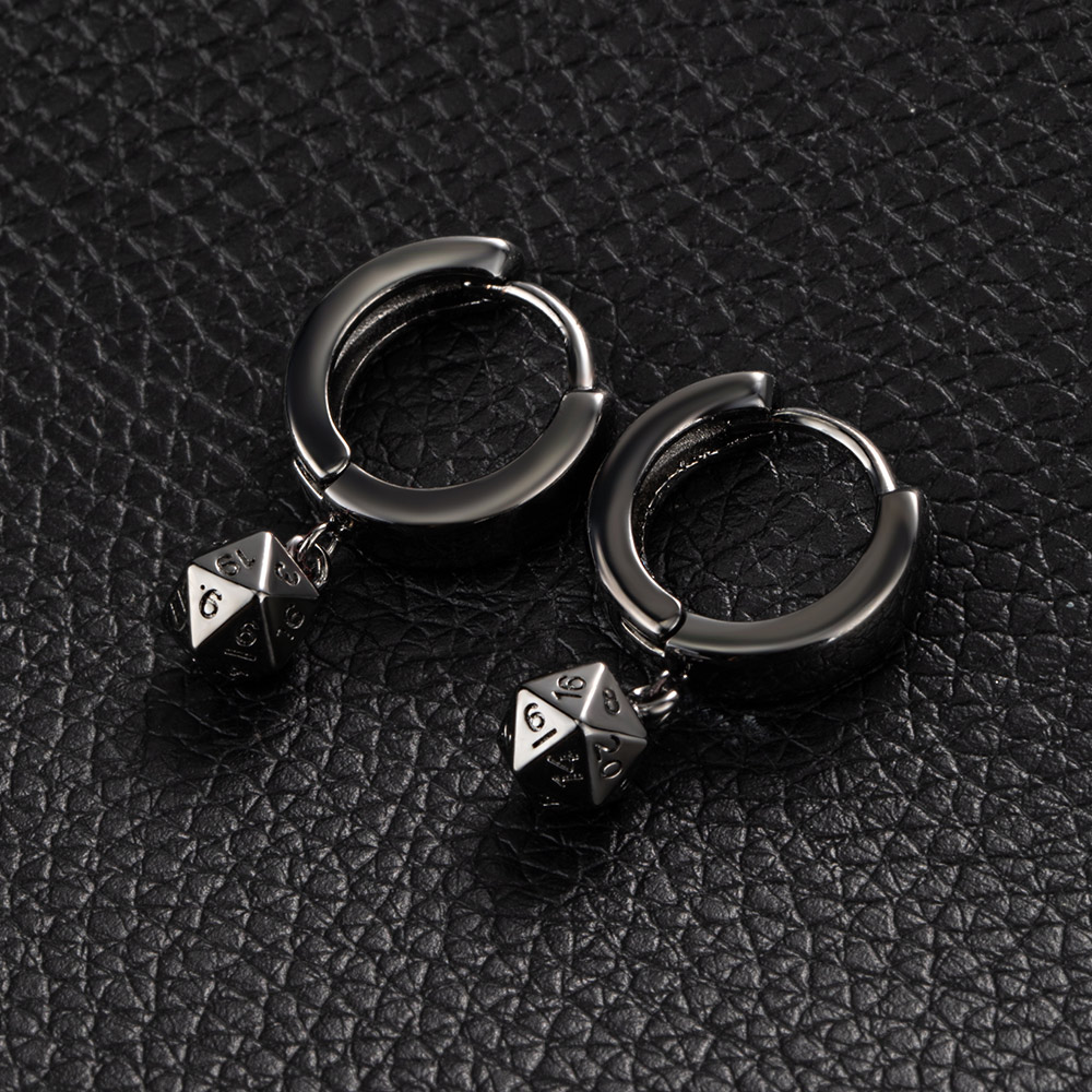 D20 Dice Earrings - A Gift for DND Lovers