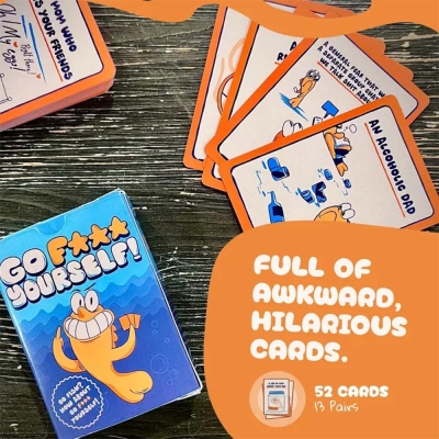 Go F*** Yourself Adult Card Game - Hilarious Party Game for 3-10 Players - Quick Easy Setup - Perfect Stocking Stuffer
