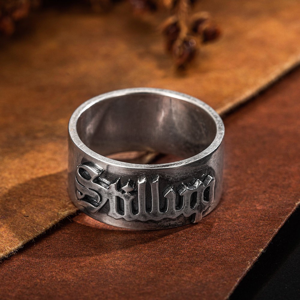 Old English Style Ring