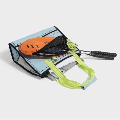 Personalized Name Carrot Badminton and Tennis Ball Storage Tote Bag, Cute Large-Capacity Tote/Shoulder Bag, Gift for Badminton/Tennis Lovers/Teammates