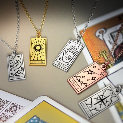 Personalisierte Tarot-Karten-Halskette