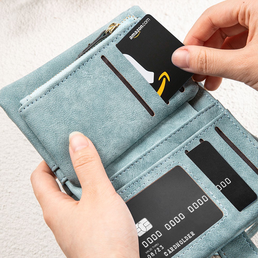 Portafoglio RFID con moneta