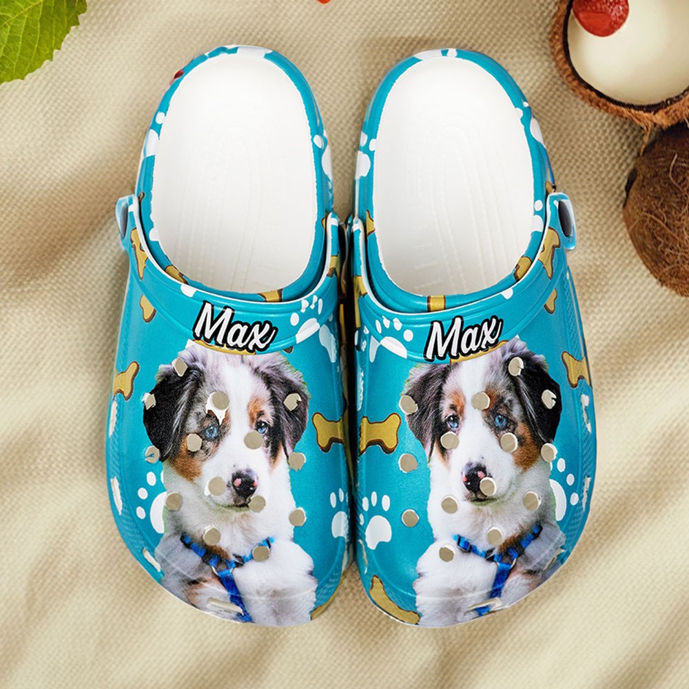 Personalized Pet Face Clogs, Funny Dog Slippers, Personalized Cat Photo Slip Ons, Custom Shoes for Adult/Women/Men