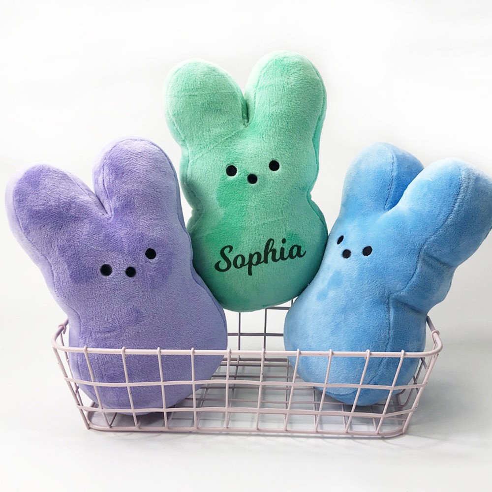 Personalized Easter Peeps Bunny Doll