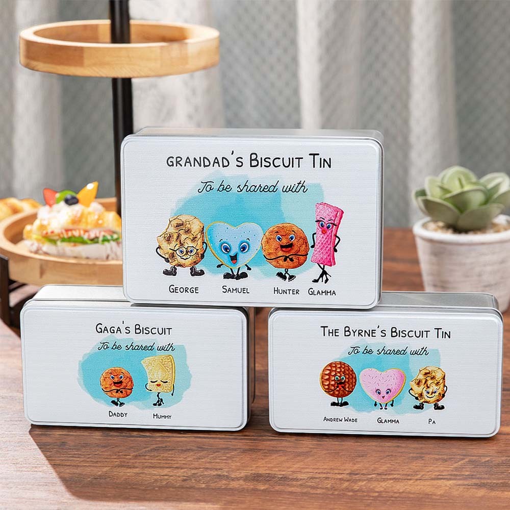 boîte à biscuits personnalisée