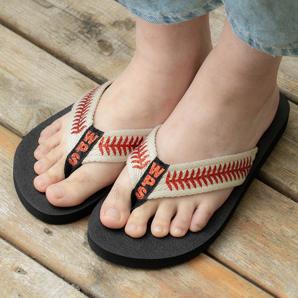 Softball-Mama-Flip-Flops