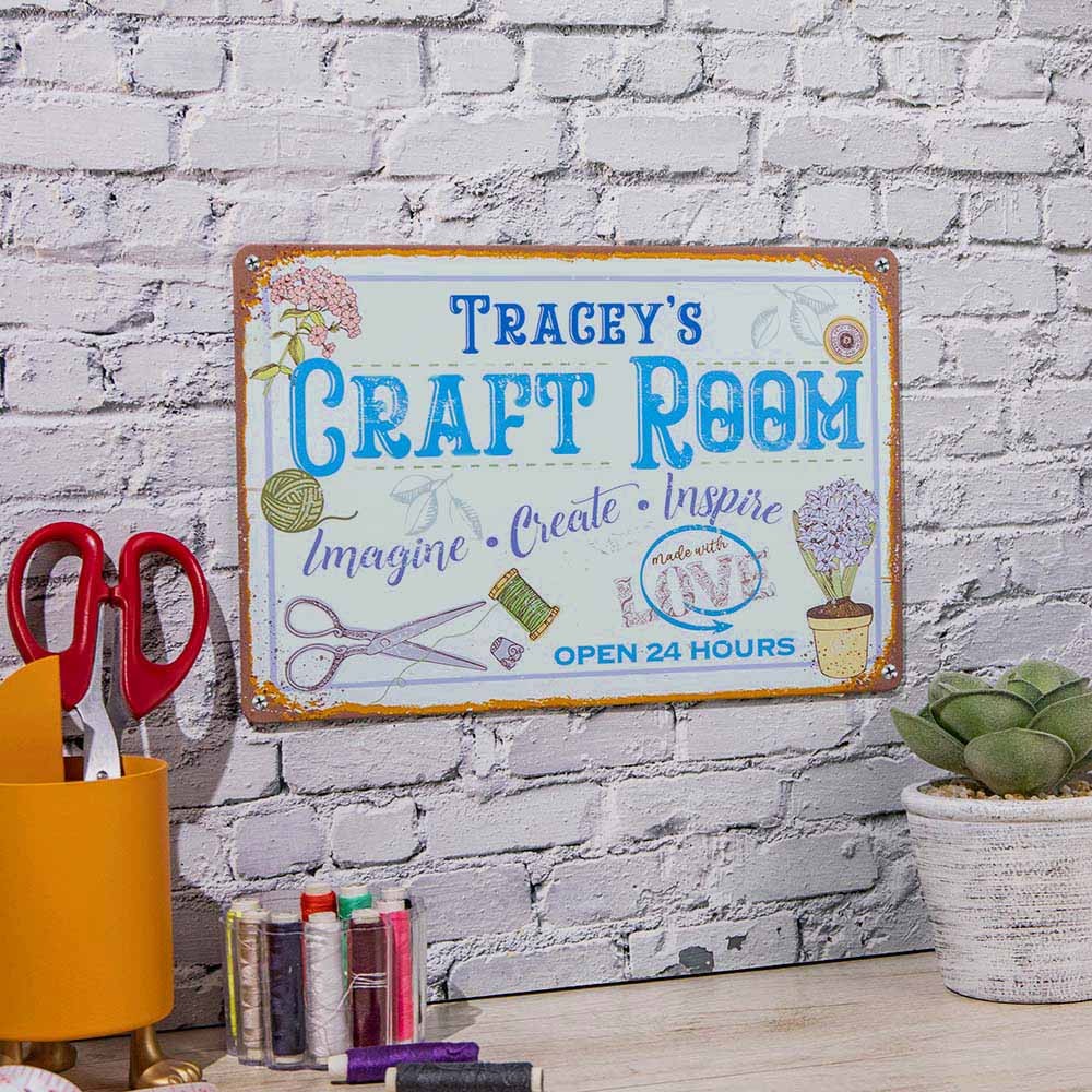 craft room sign