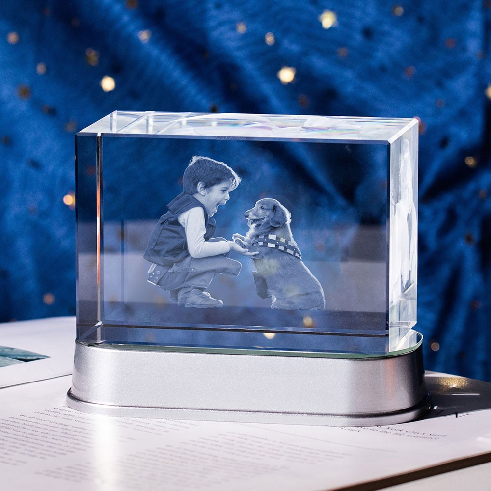 My Pet 3D Crystal Photo Engraved Gift My Pet 3D Crystal Photo Engraved Gift