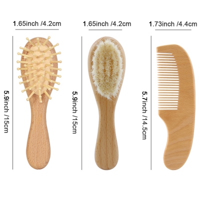 dimensione della spazzola per capelli del bambino