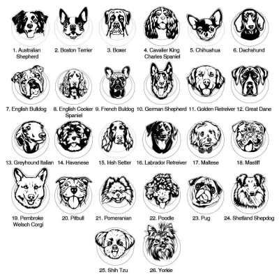 Personalisierte Namens-Hundeportrait-Gravur-Halskette, Sterling-Silber 925-Hundenamenskette, Haustier-Gedenkschmuck, Geschenk für Haustierliebhaber/Hundemama und -papa