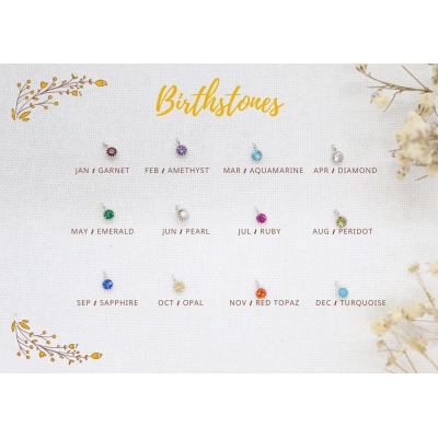Australian Map Pendant Necklace, Personalized Birthstone Necklace Dainty AUS Map Necklace, Birthday/Christmas Gift for Best Friends/Couples/Lovers
