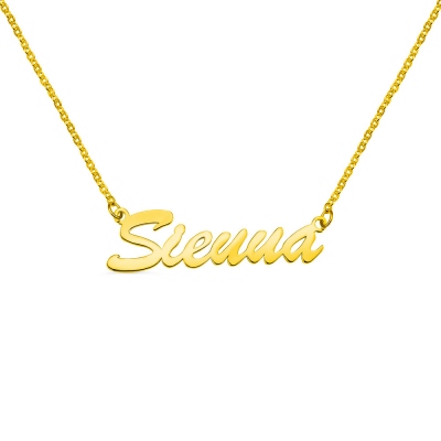 Gold Customized Name Necklace 
