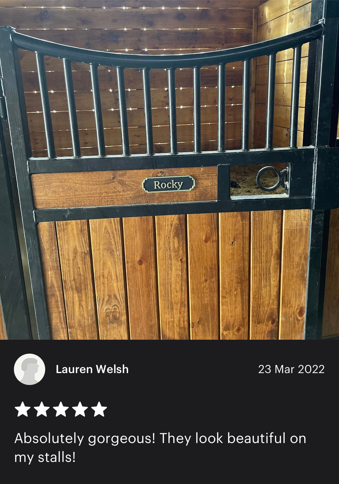 Personalised Stable Door Name Plate | Classic Design | Stall Door Sign | Barn Door Sign | Stable Yard | Horse Door Sign | Pony Door Sign