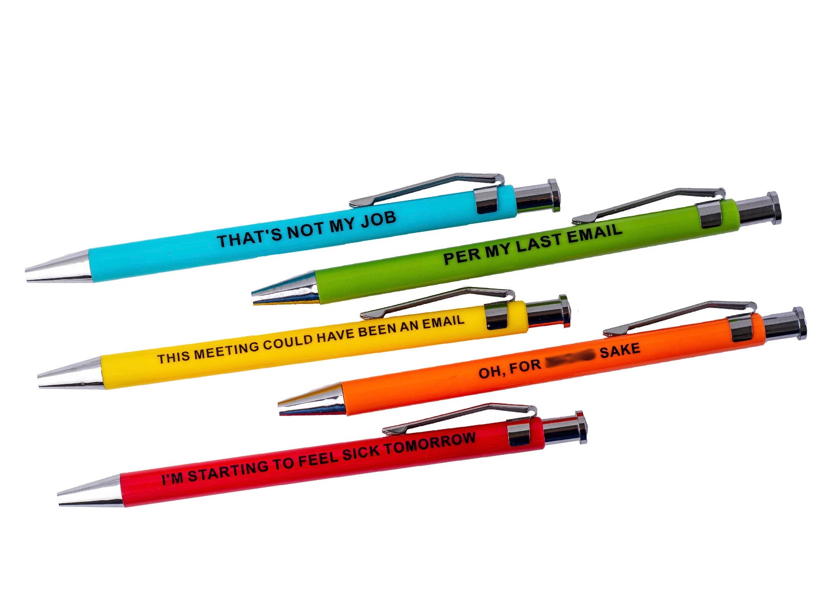Offensive Pens, Funny Snarky Gag Gift, Stocking Stuffer, Office gift, Christmas, Secret Santa, White Elephant, Holiday Gift