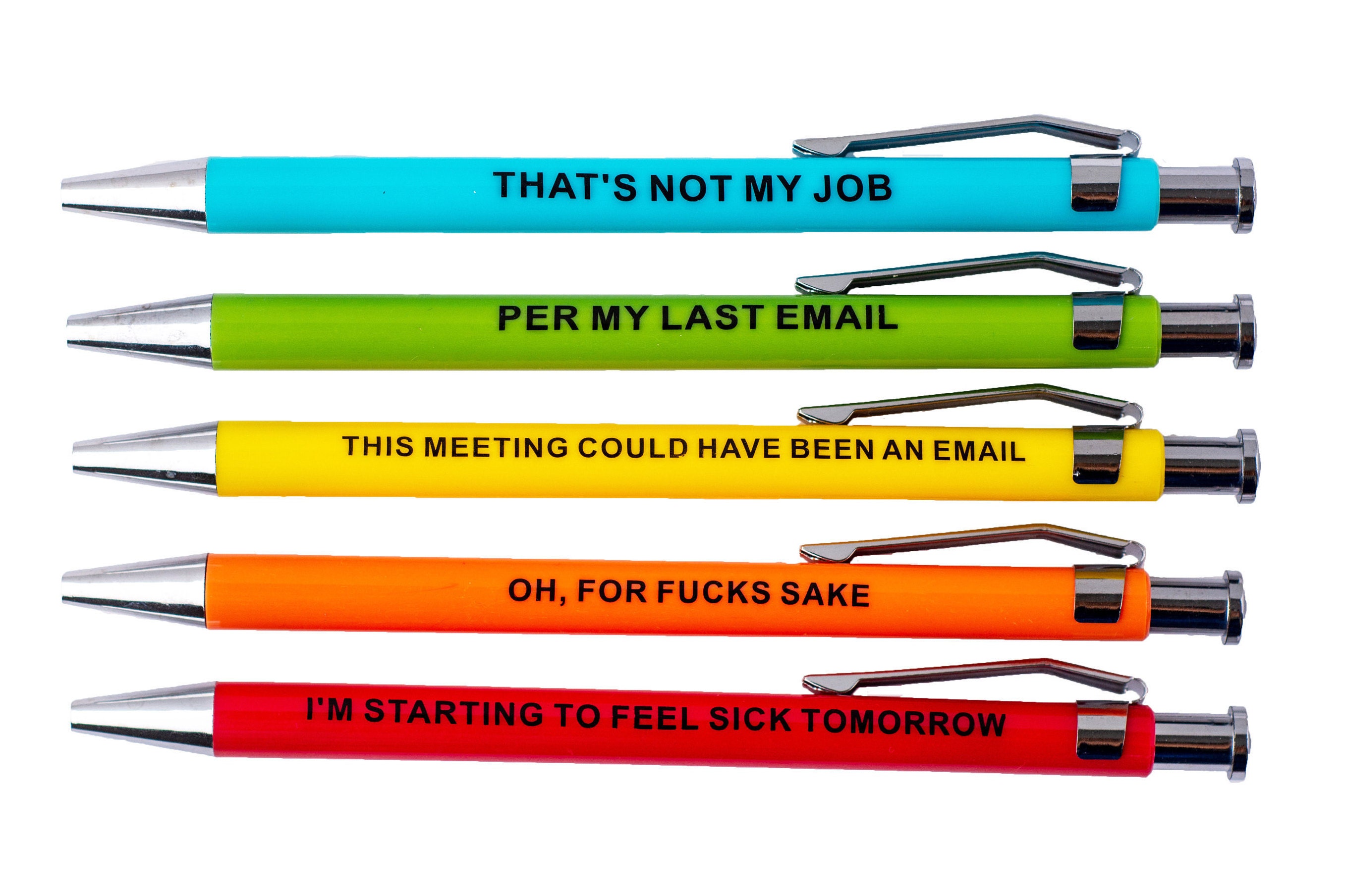 Offensive Pens, Funny Pen set, Adult, Funny Pens, Gag Gift, Christmas, Stocking Stuffer, White Elephant, Holidays, Secret Santa