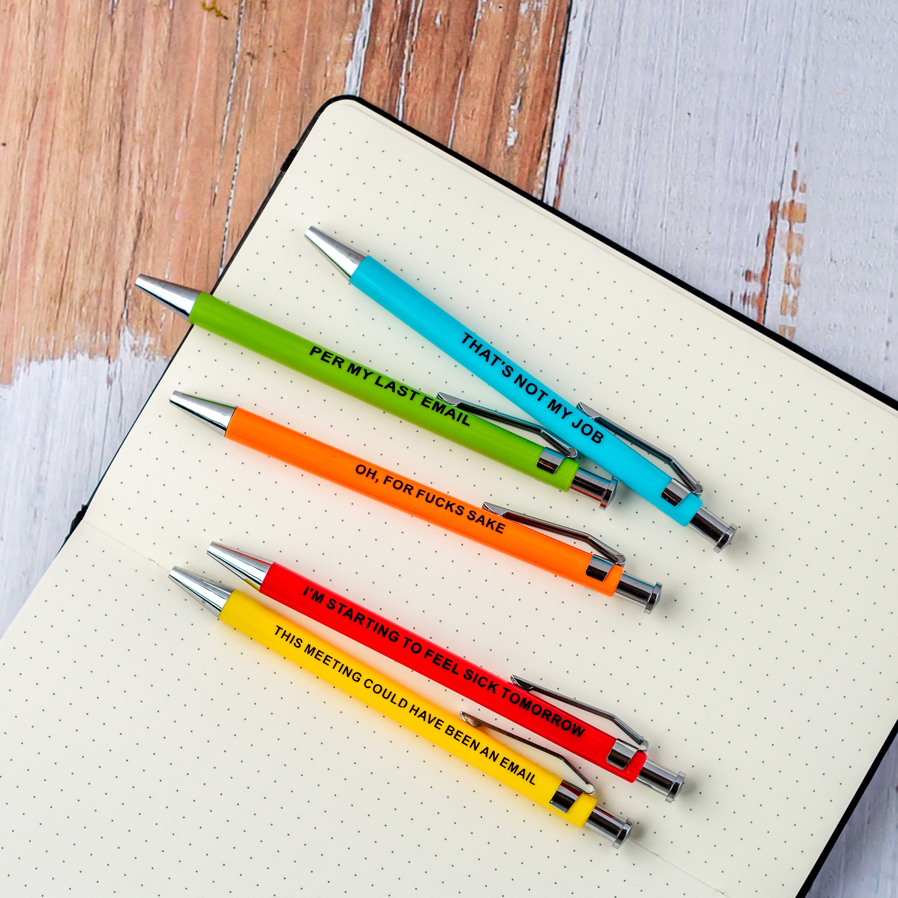 Offensive Pens, Funny Pen set, Adult, Funny Pens, Gag Gift, Christmas, Stocking Stuffer, White Elephant, Holidays, Secret Santa