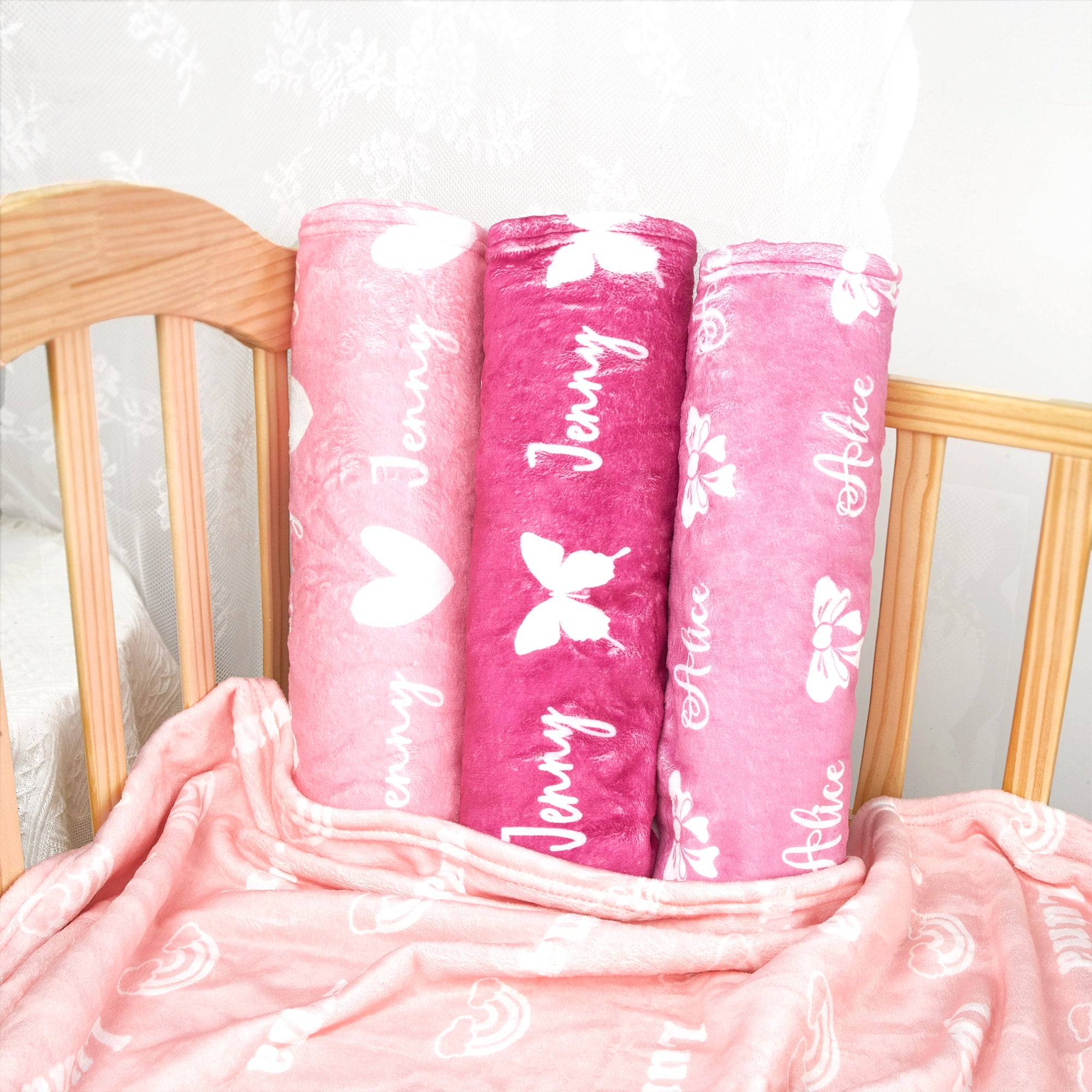 Plush Minky Personalized Name Blanket, Baby Girl abd Boy Blanket, Icon Blanket, Kids Blanket, Baby Shower Gifts, Swaddle Gift Bedding