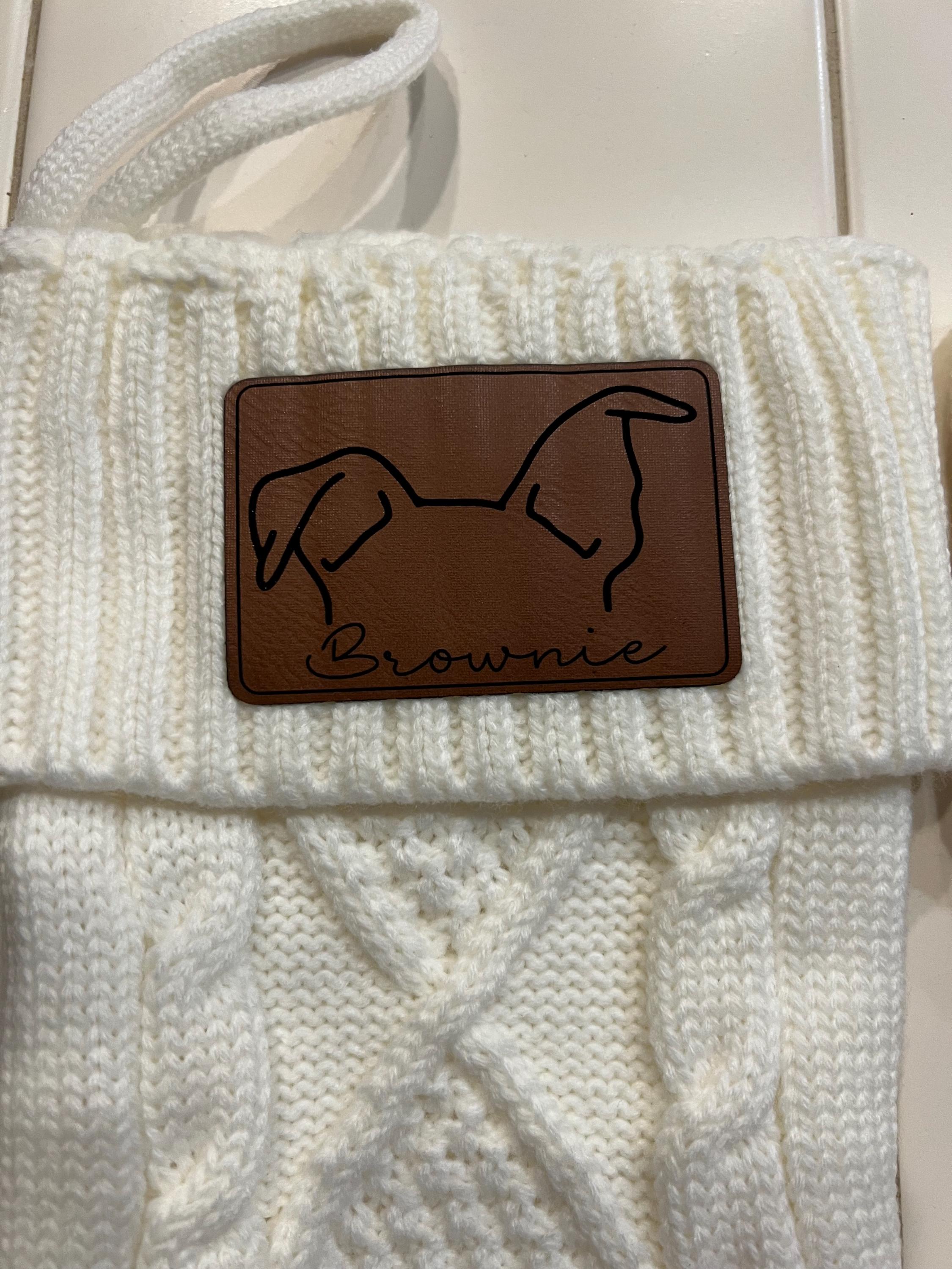 Custom Christmas Stocking for Pet Lovers, Personalized Dog Ears Cat Ears Stockings, Holiday Decorations for Pet Lovers