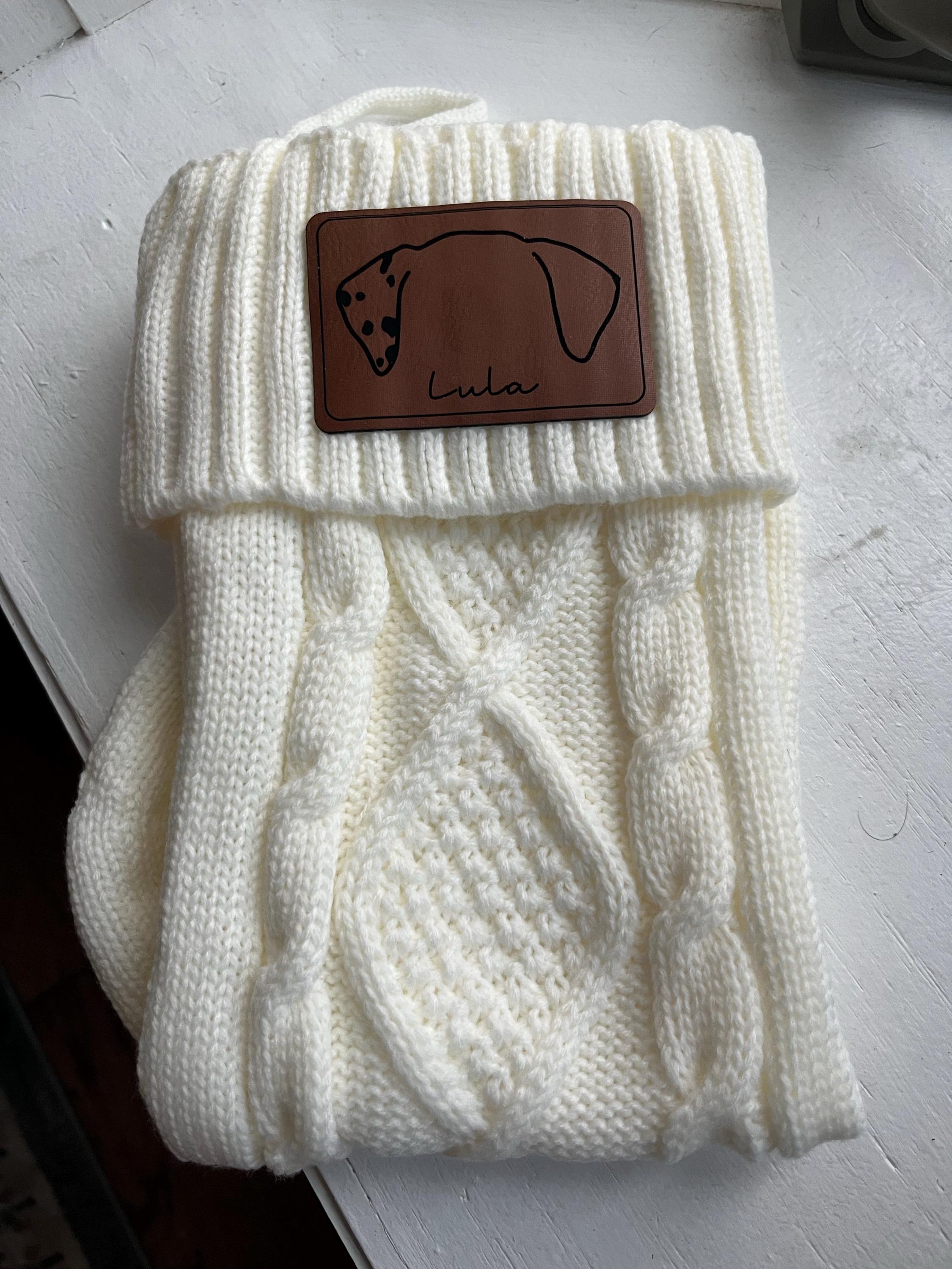 Custom Christmas Stocking for Pet Lovers, Personalized Dog Ears Cat Ears Stockings, Holiday Decorations for Pet Lovers