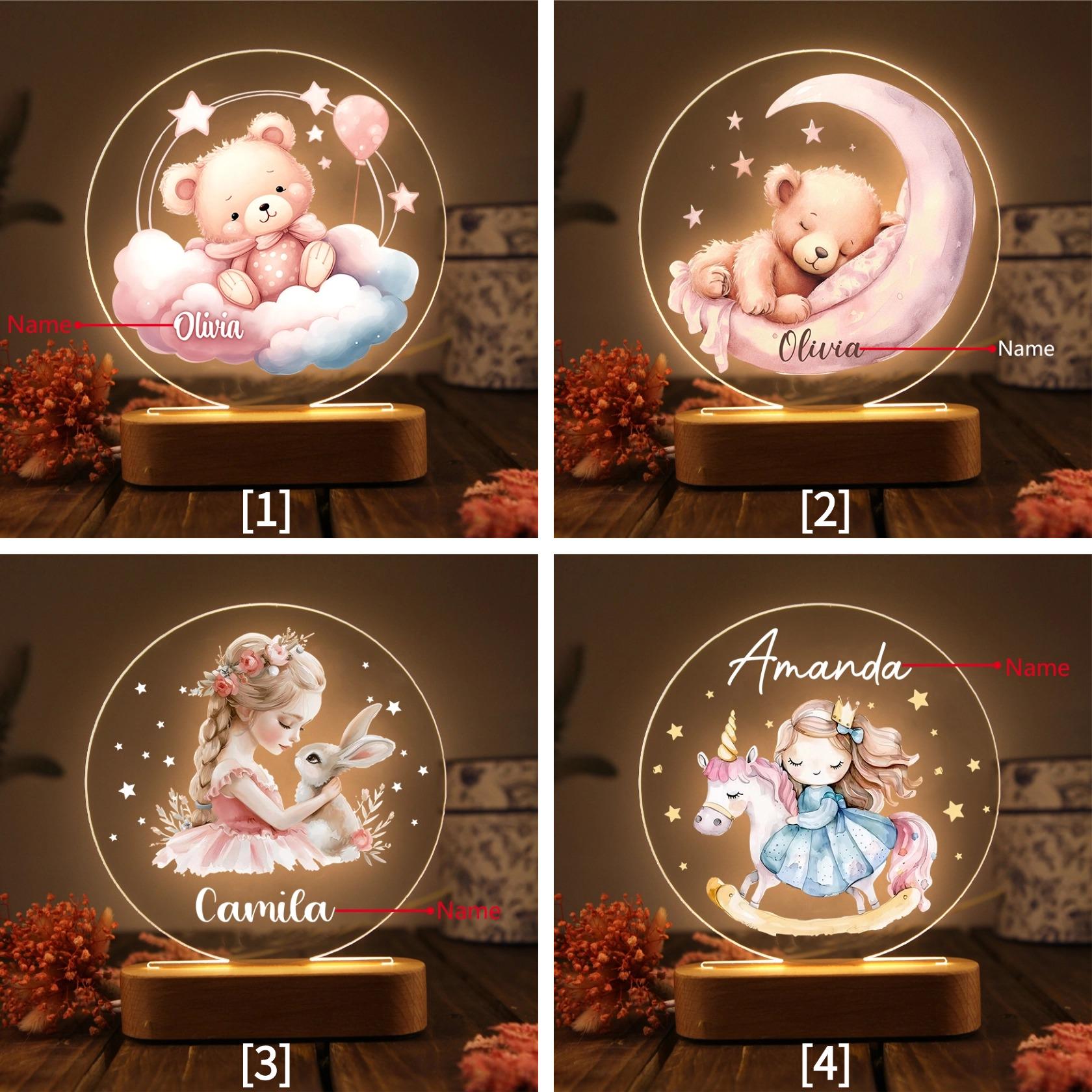 Custom Name Night Light,Baby Night Light,Bedside Lamp,Kids Night Light,Bedroom Lamp,Night Light Lamp,Bedside Light,Children Gift Night Light