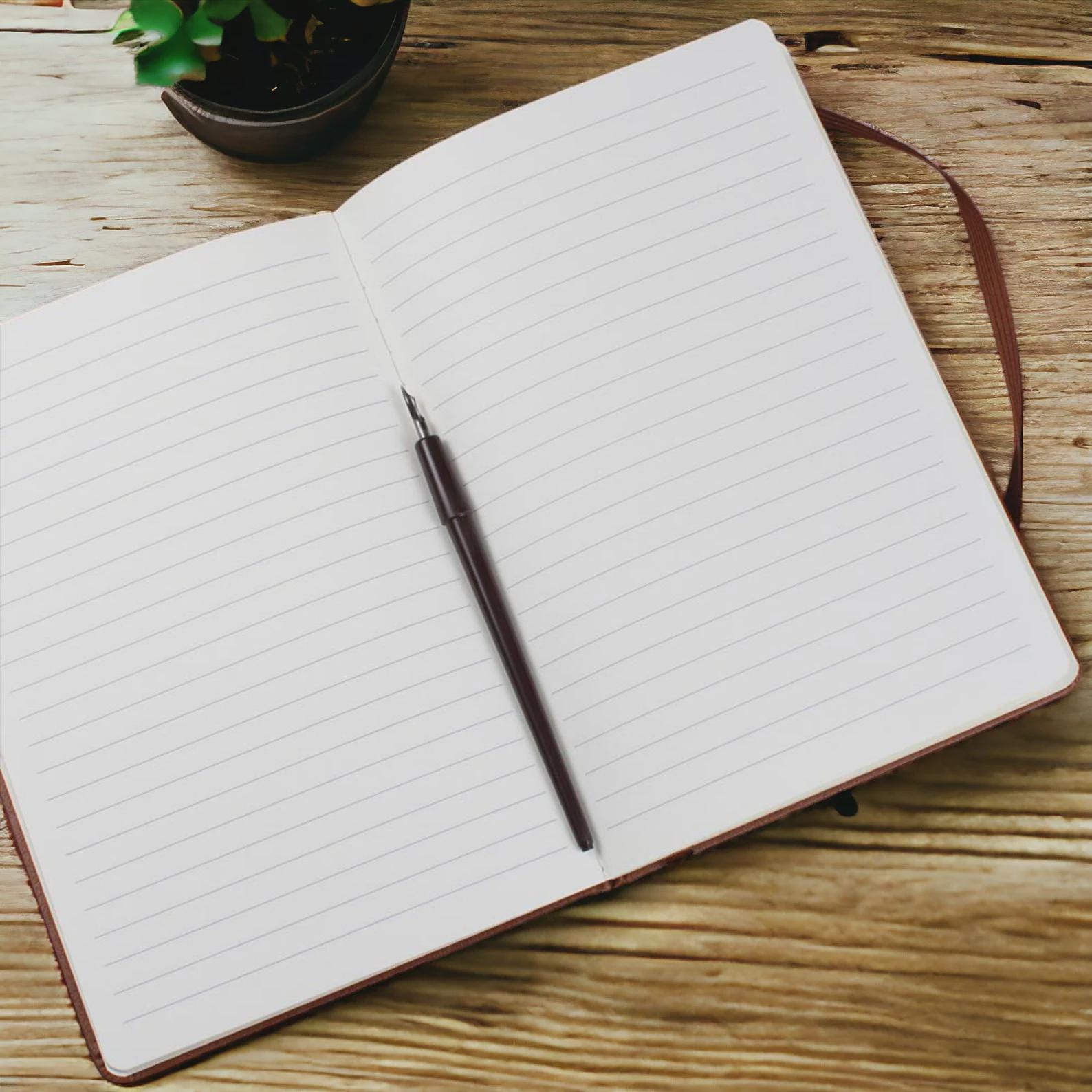 Personalized Vegan Leather Journal: Light Bringer Journal, Appreciation Gift