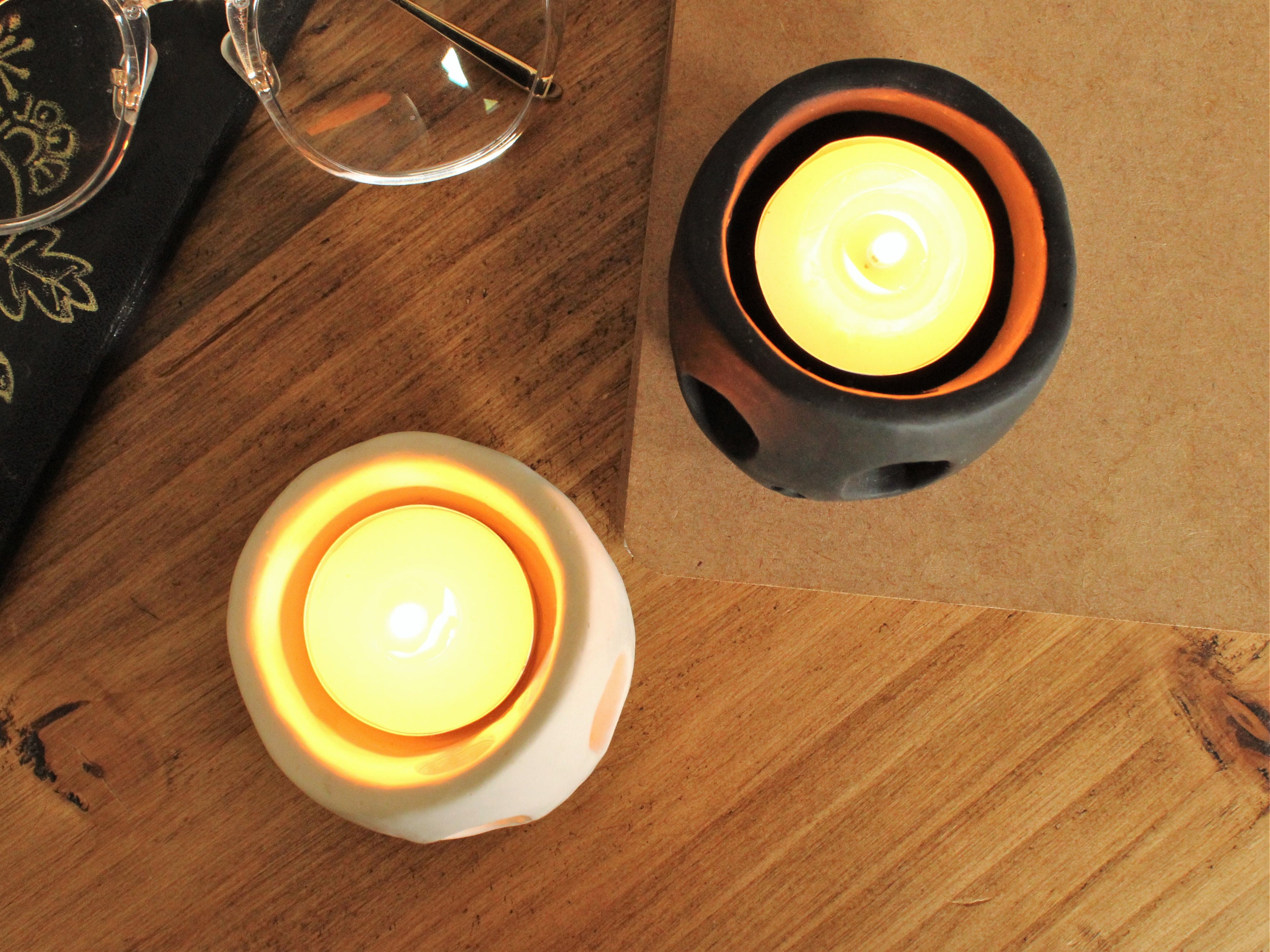 Skull Candle Holder Set | Tealight | Gift | Halloween Decoration